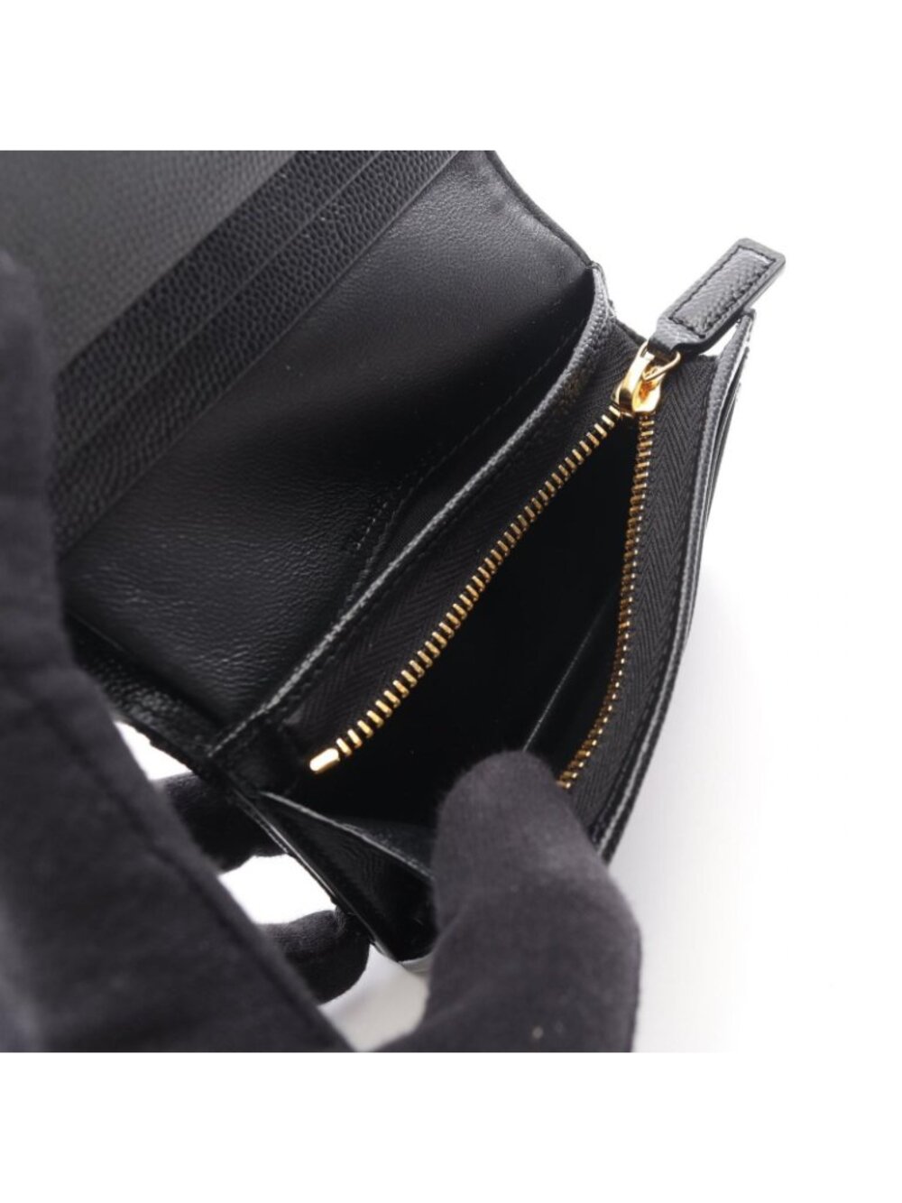 Saint Laurent Paris Bifold Wallet Monogram Leather - Picture 4 of 5